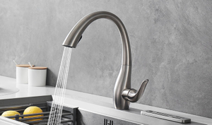 stainless steel kitchen tap