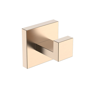 Rose gold square wall mounted bathroom robe hook hanger