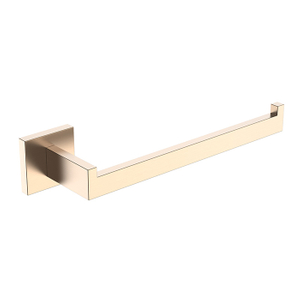 Wall mounted stainless steel rose gold bathroom hand towel holder