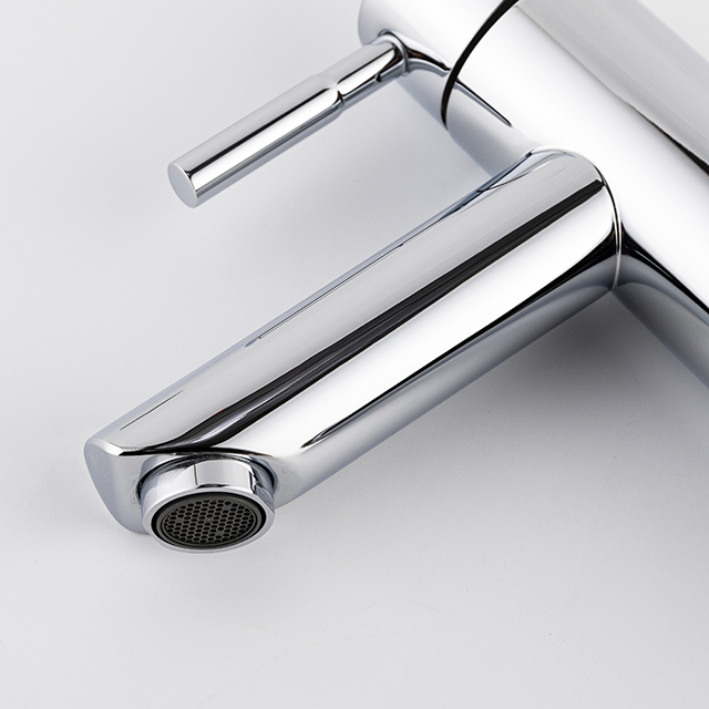 Stainless steel chrome vessel bathroom faucet